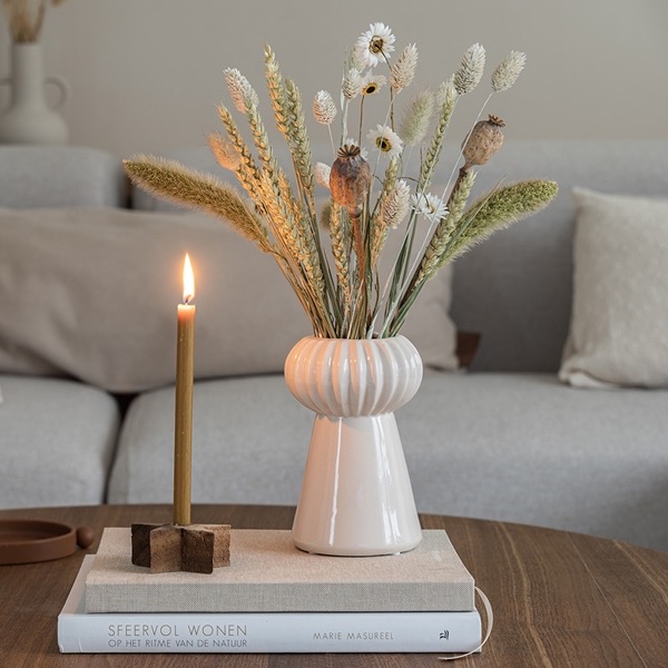 Nordic Bloom – Hvit harmoni 35cm